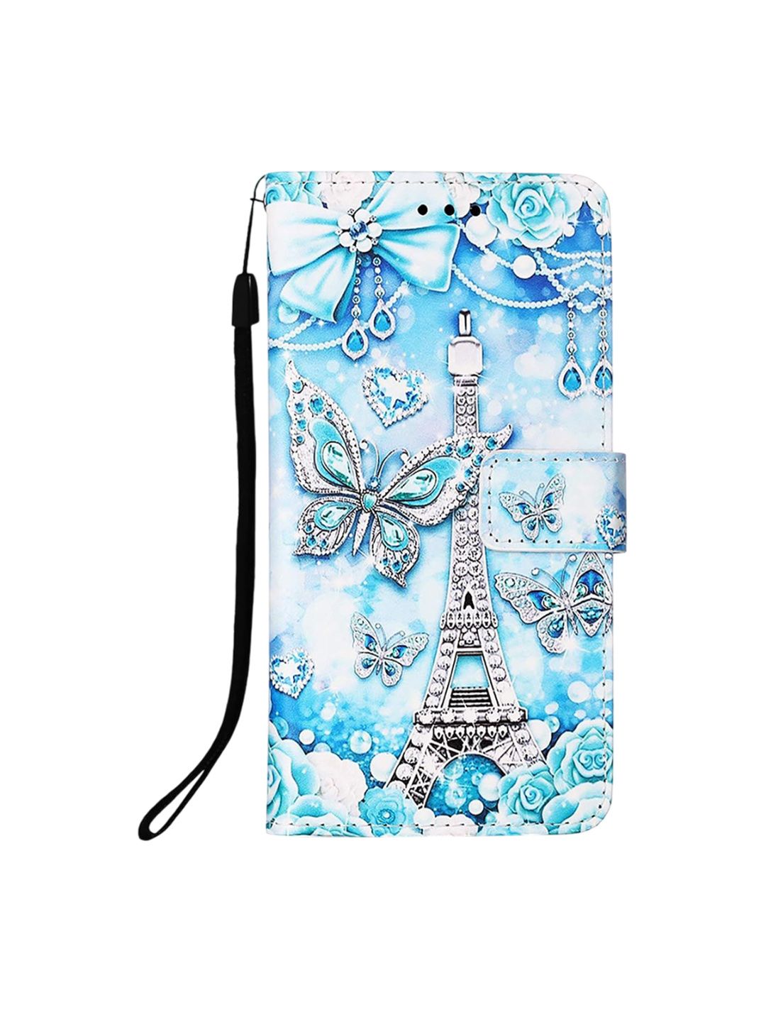 PEEPERLY Abstract Printed iPhone 15 Flip Case Mobile Accessories-image-4