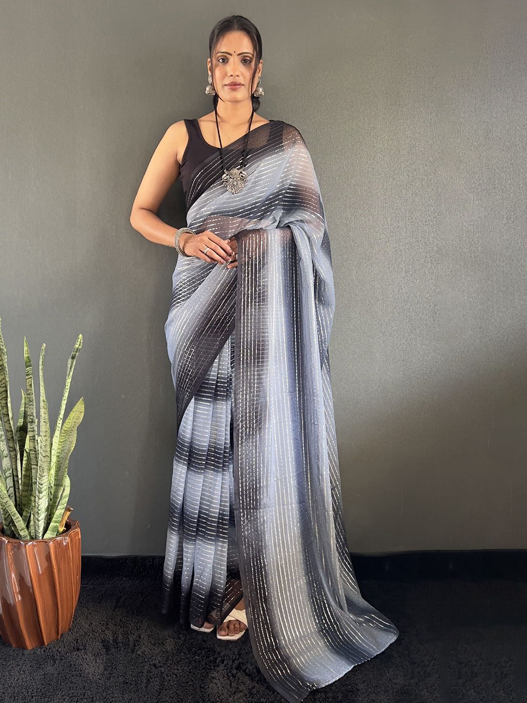 Mitera Tie and Dye Pure Georgette Saree-picture-13
