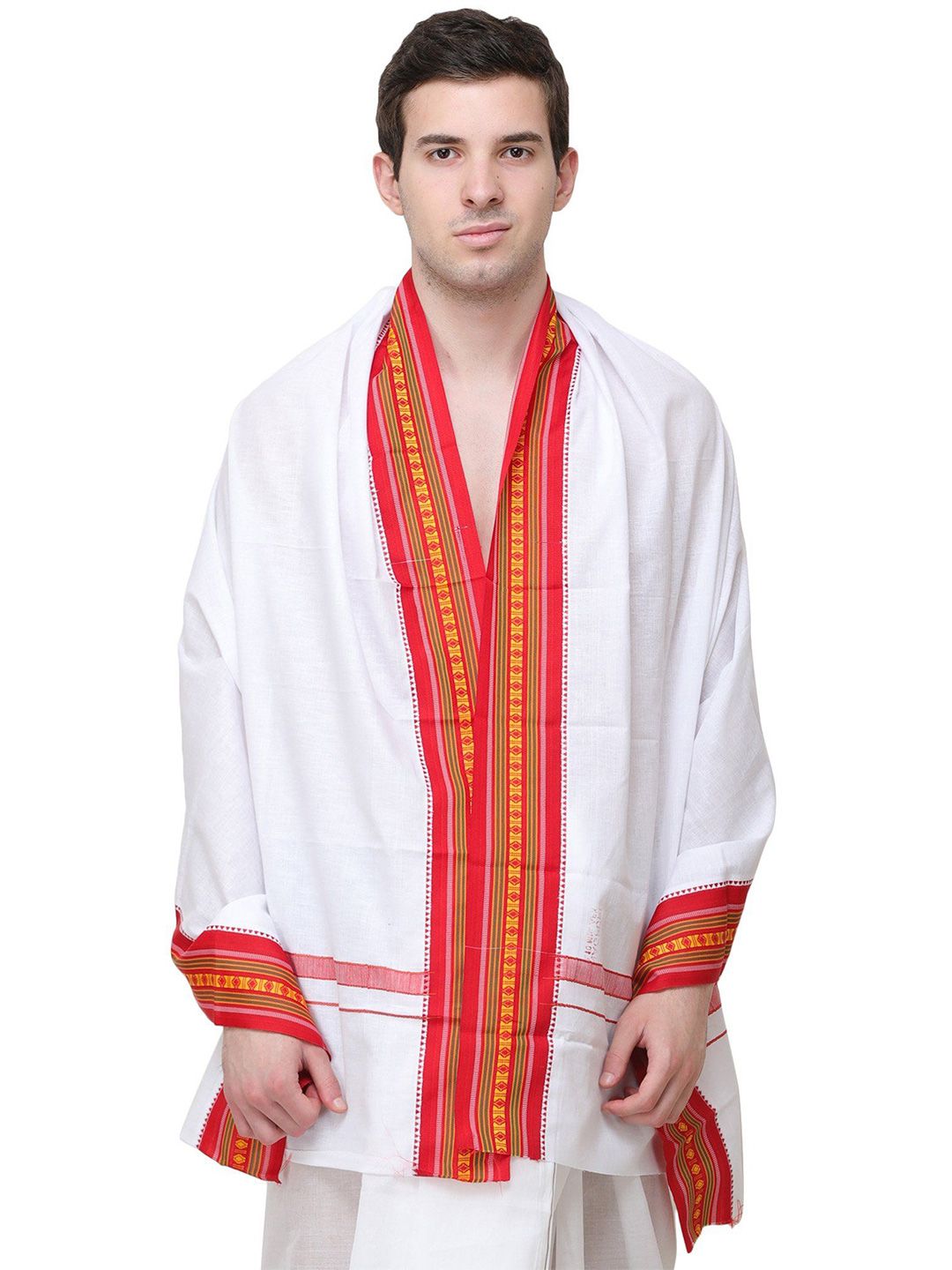 Exotic India Woven Design Angavastram-picture-16