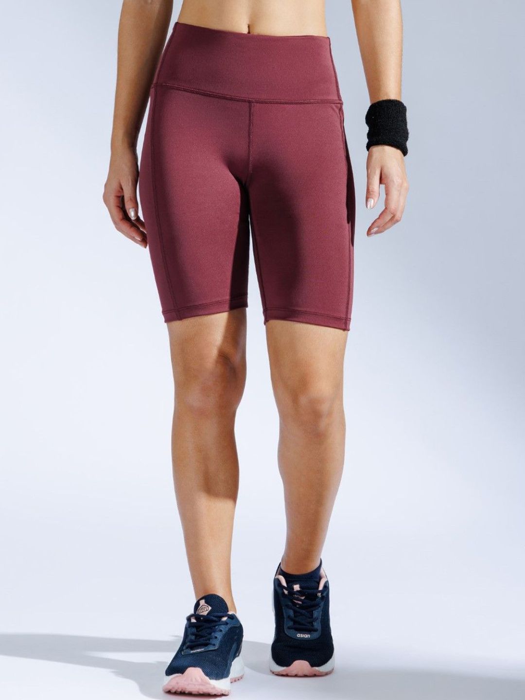 BASICPLZ Women Mid-Rise Dri-FIT Slim Fit Sports Shorts-picture-31