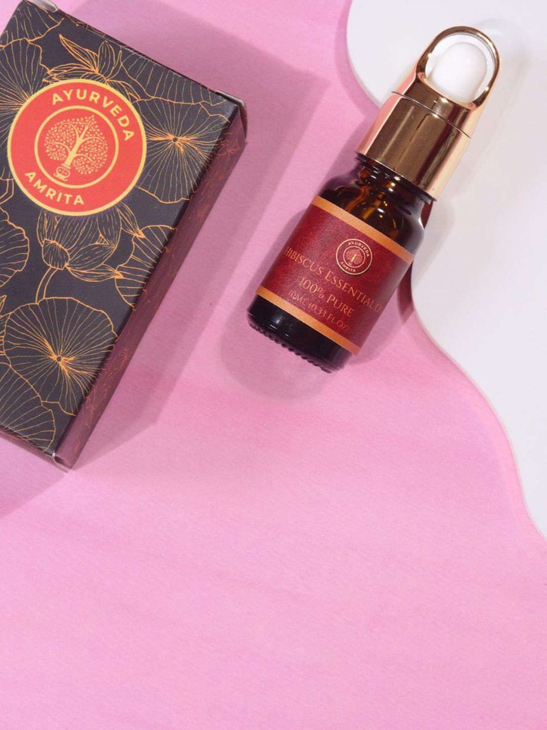 Ayurveda Amrita Pure Hibiscus Essential Oil For Hair Growth - 10 ml-image-25