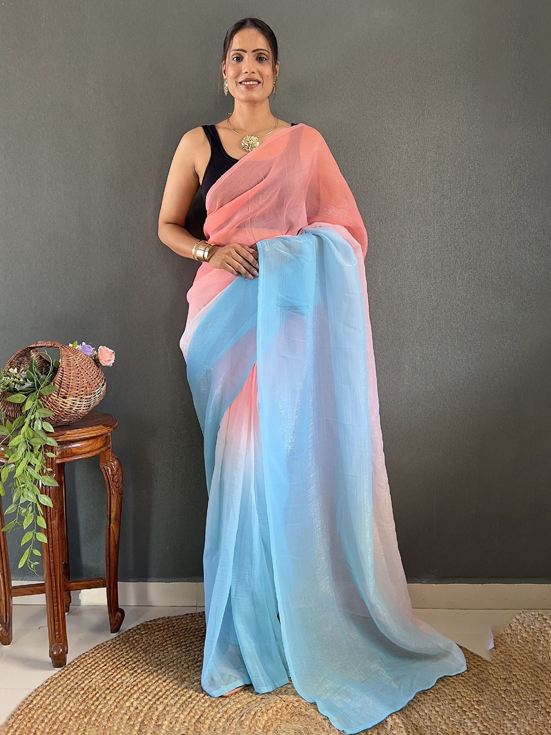 Mitera Ombre Pure Georgette Saree-picture-31