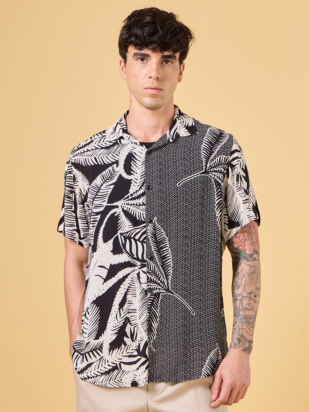 DON VINO Men Slim Fit Floral Printed Casual Shirt-picture-15