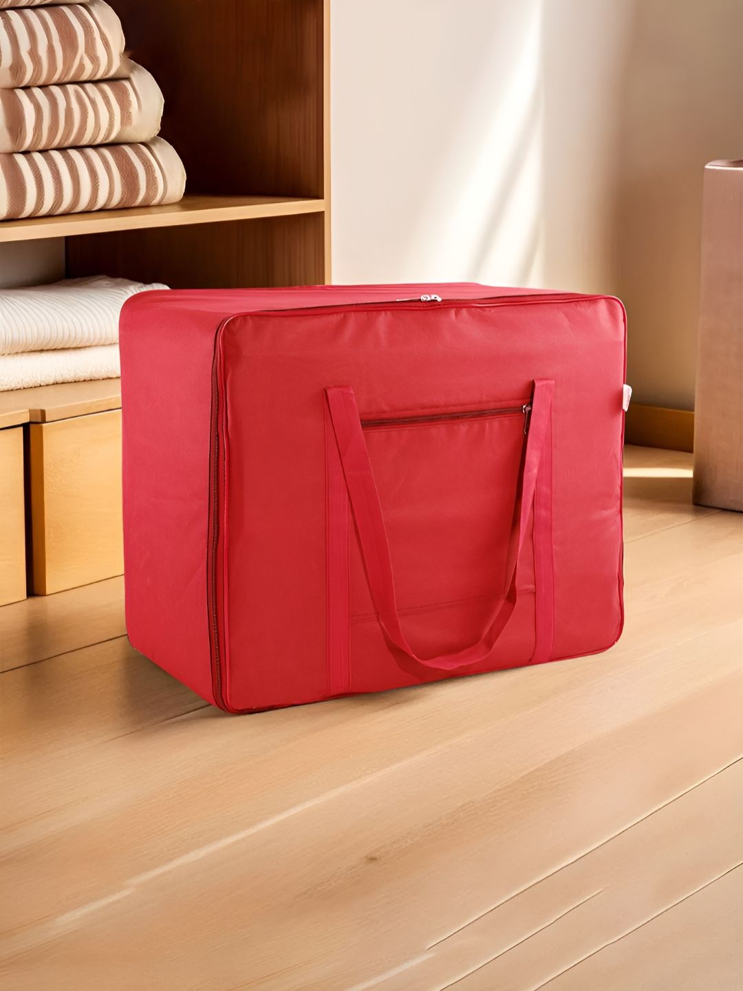 Aura Red Multi-Utility Organiser Bag With Handle-image-49