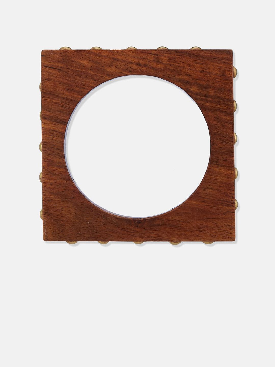 ATIBELLE Set Of 4 Gold Plated Wooden Bangles