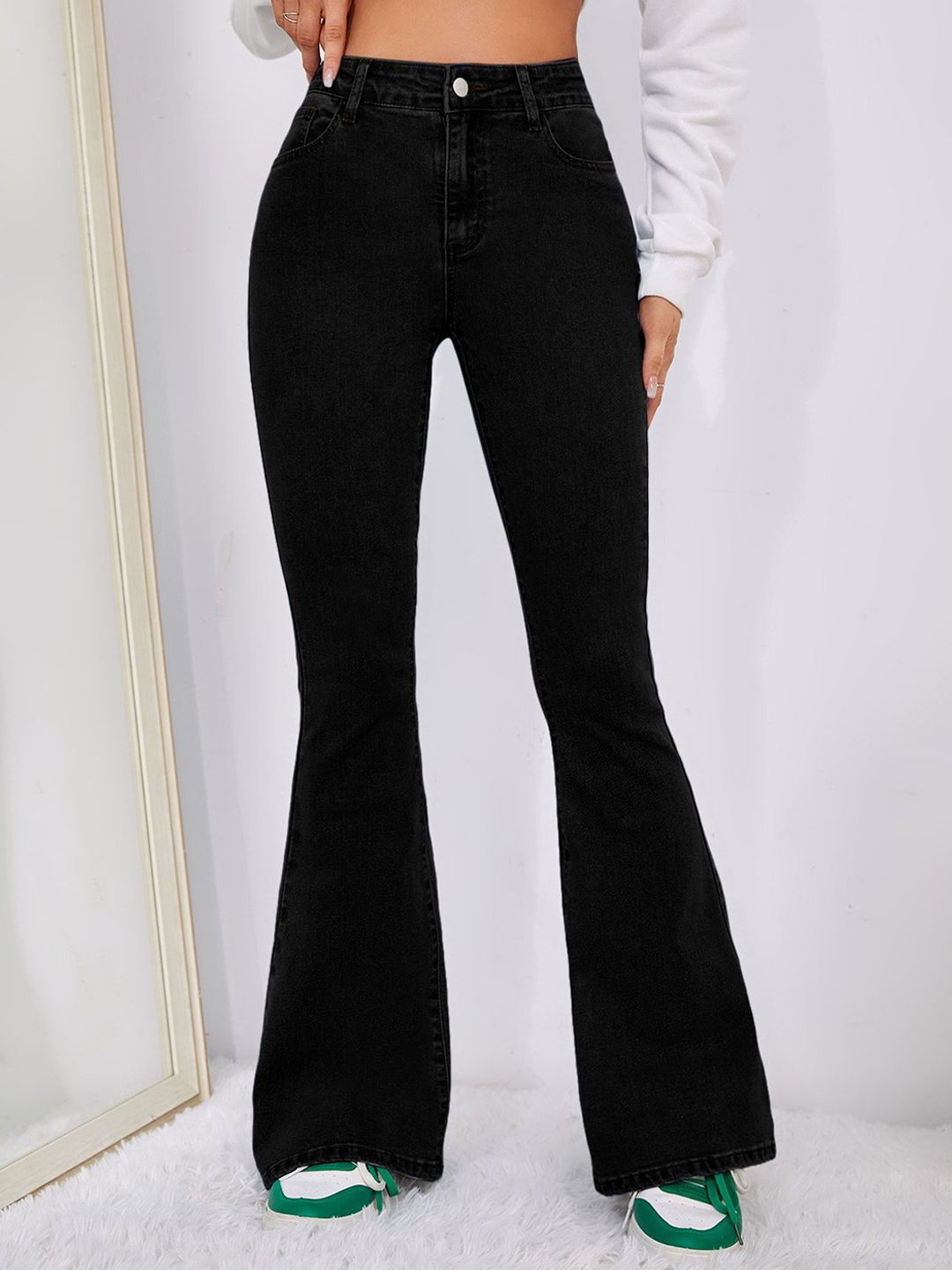 CORSICA Women Slim Fit High-Rise NoFade Stretchable Jeans-image-49