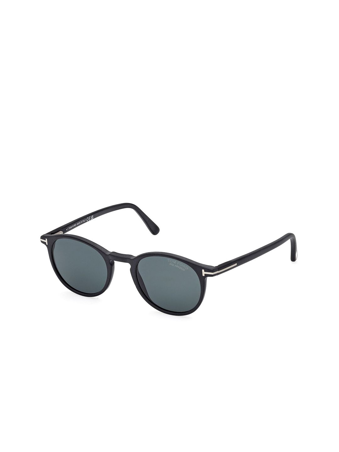 Tom Ford Men Blue Lens & Blue Round Sunglasses with UV Protected Lens FT0539 48 02V--image-35