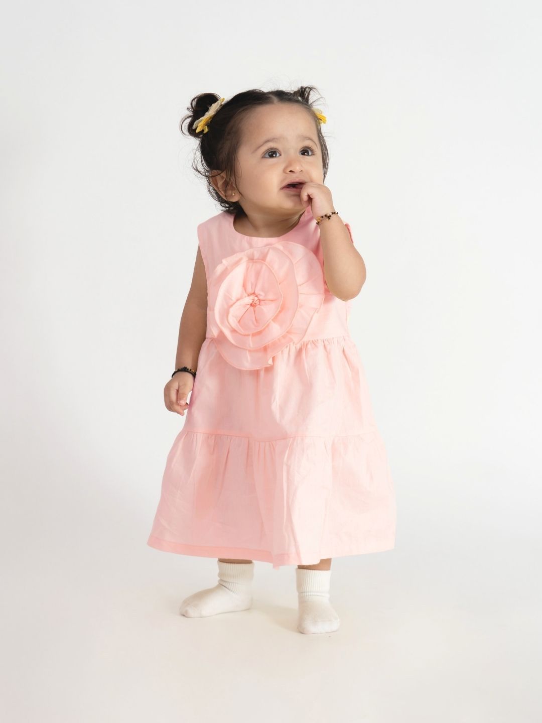 haus & kinder Girls Appliqued Sleeveless A-Line Dress-picture-55