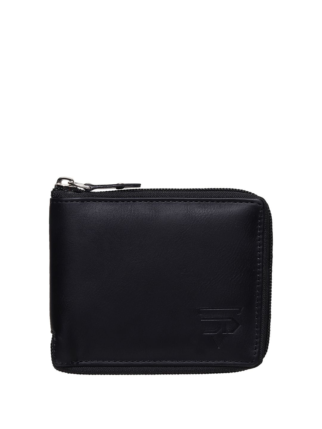 JND Men Brand Logo Textured Two Fold Wallet-picture-21