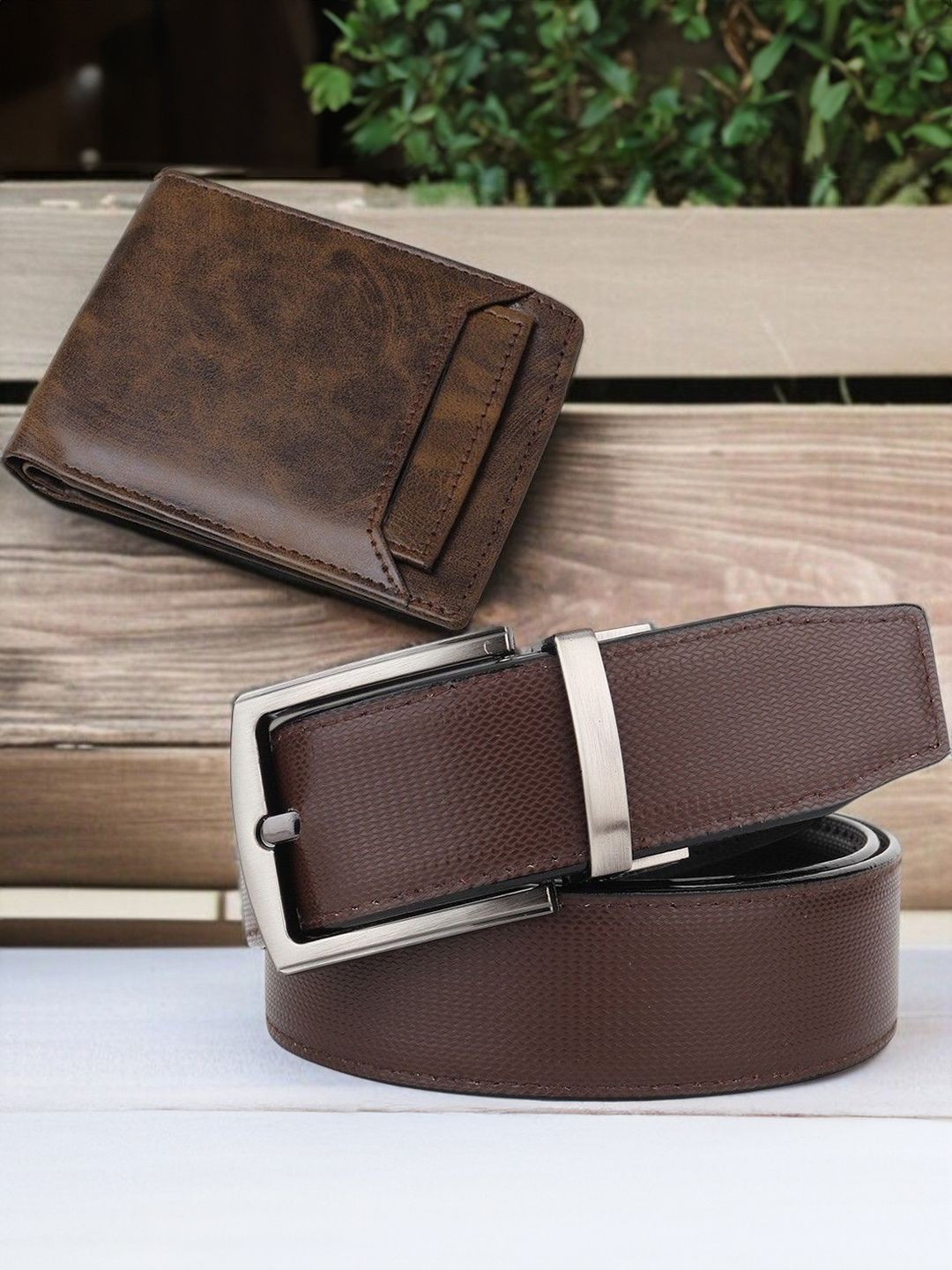 Provogue Men Pack Of 2 Luxury Artificial Leather Wallet and Belt Accessory Gift Set-picture-18