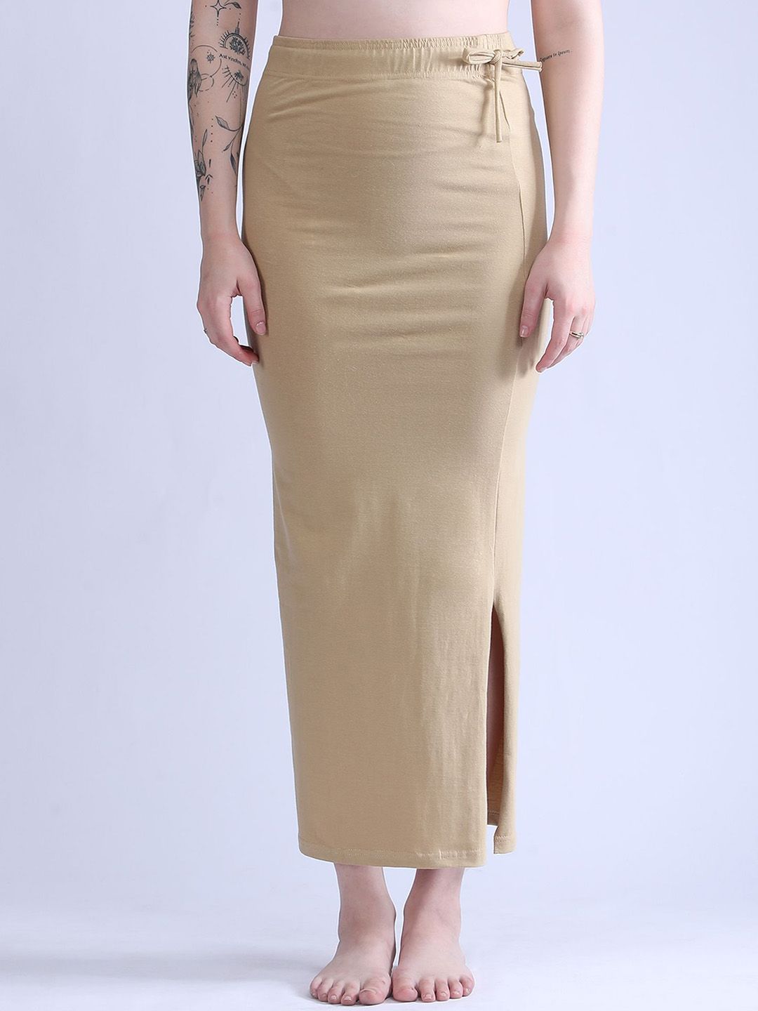 DUNBERRY LONDON Pure Cotton Plus Size Stretchable High-Rise Saree Shapewear-image-13