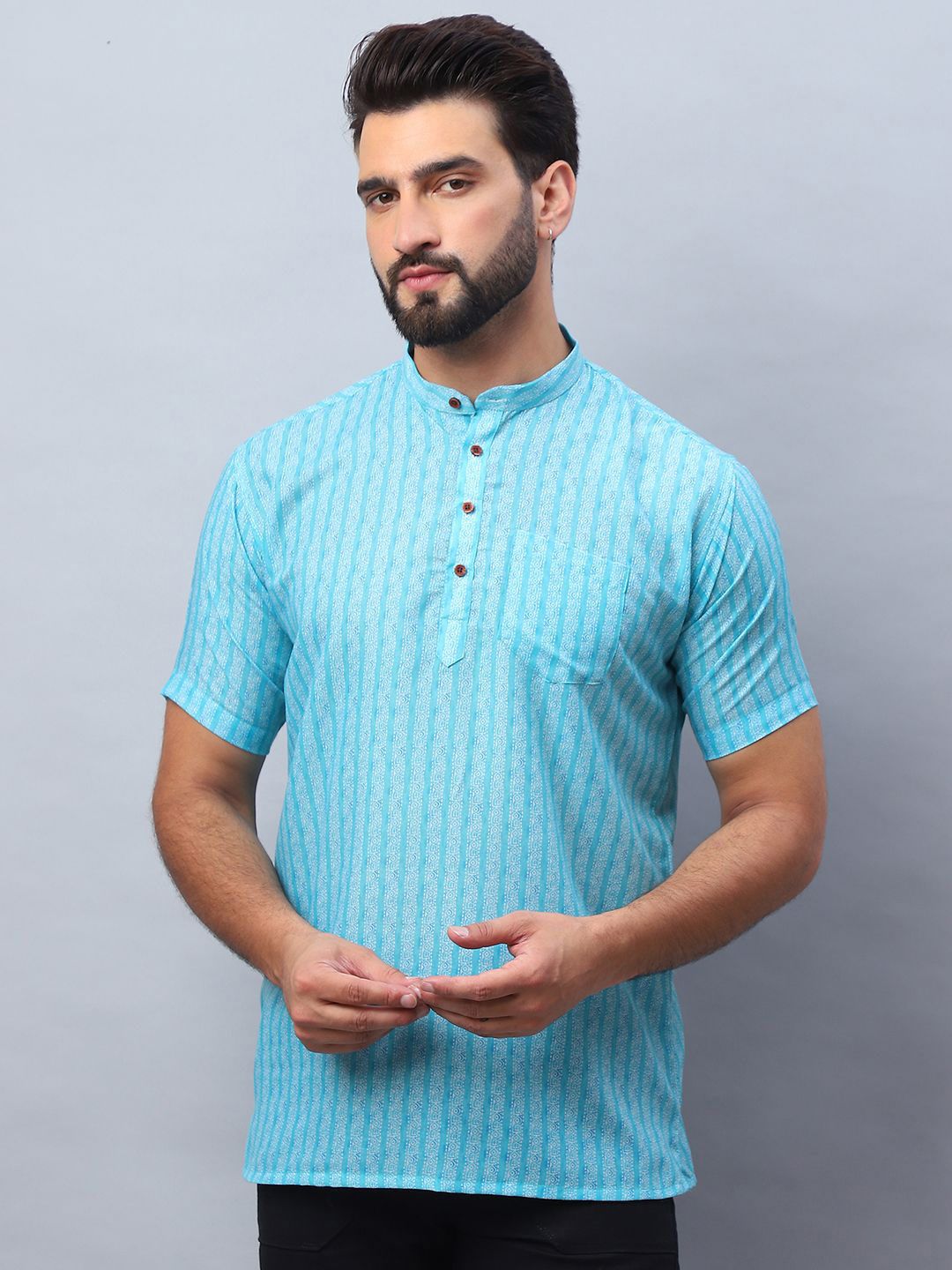 Armaan Ethnic Men Floral Printed Floral Kurta-picture-23