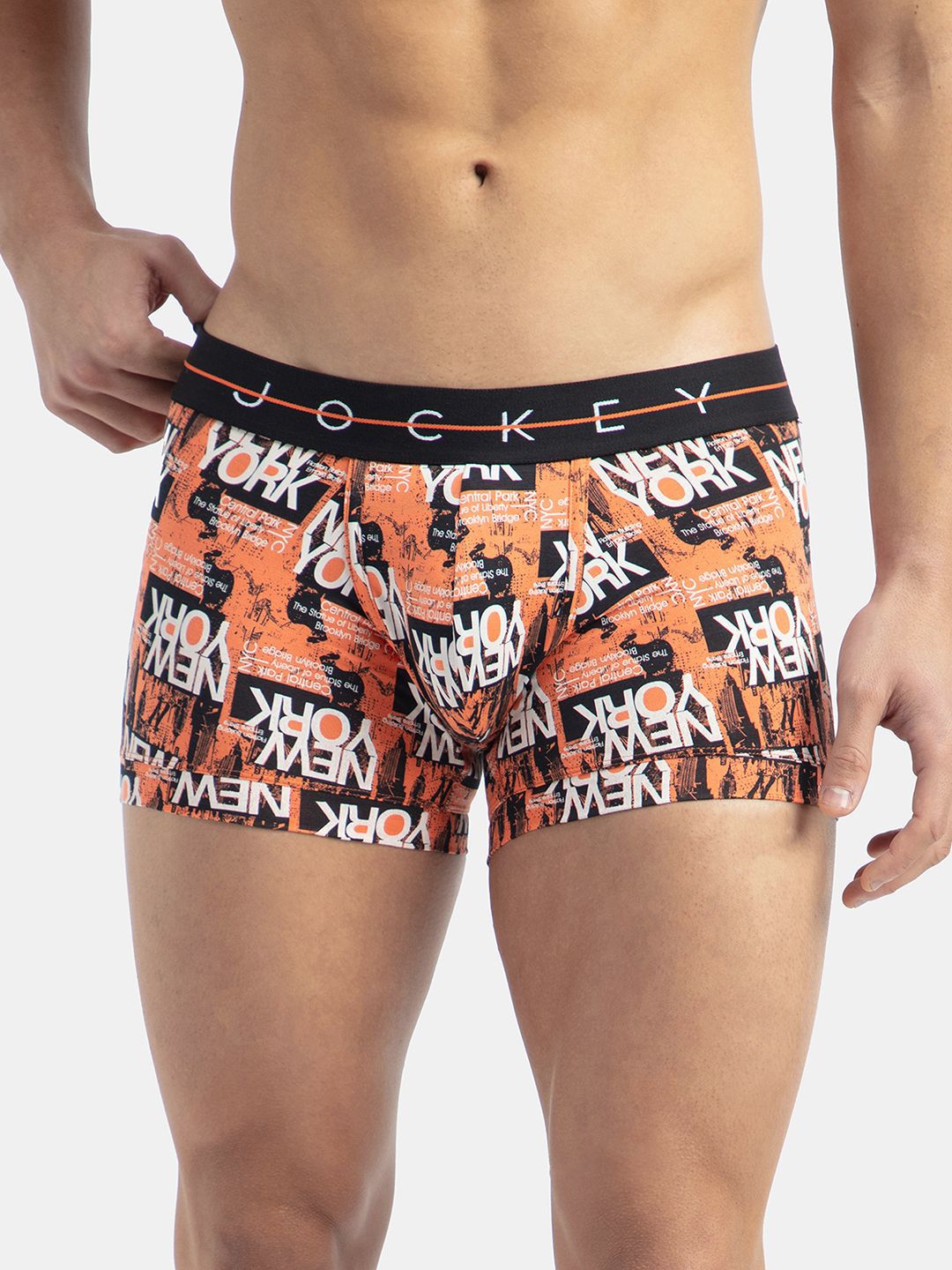 Jockey Super Combed Cotton Elastane Stretch Printed Brief with Ultrasoft Waistband - NY01-picture-41