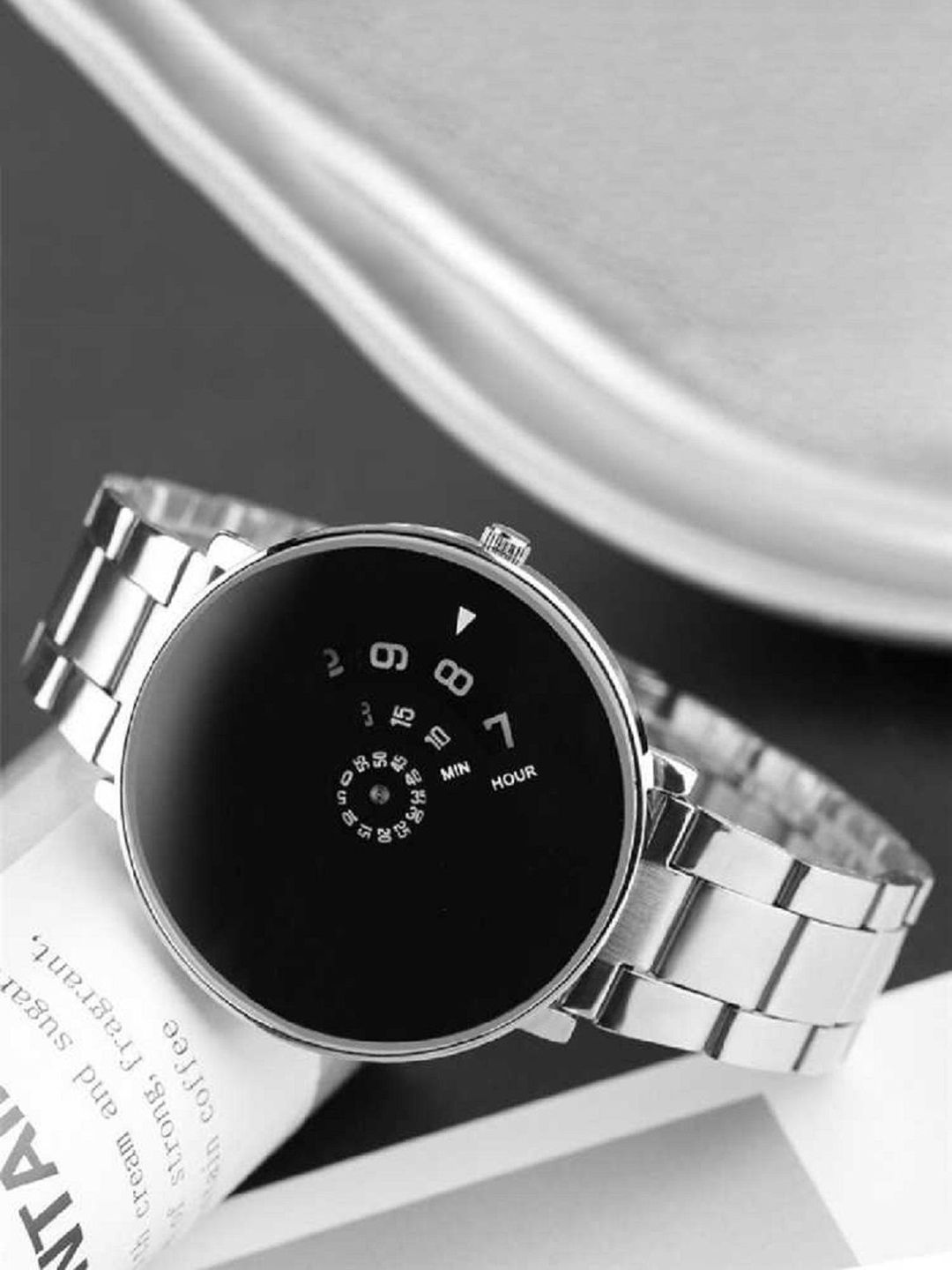 SELLORIA Men Bracelet Style Analogue Watch Paiduu_Black_Chain-image-10