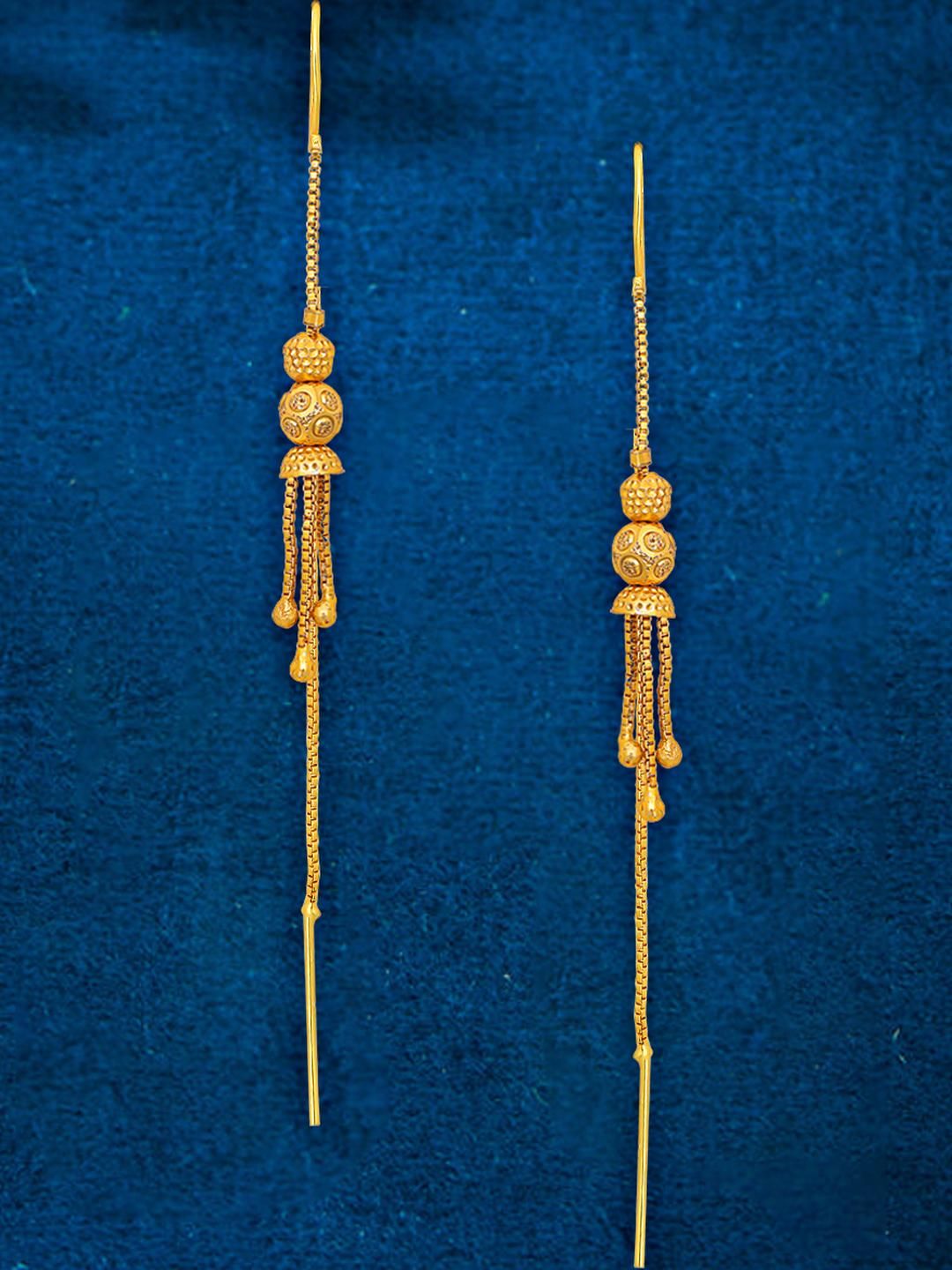 Raj And Deb Gold-Plated Brass Earrings-picture-16