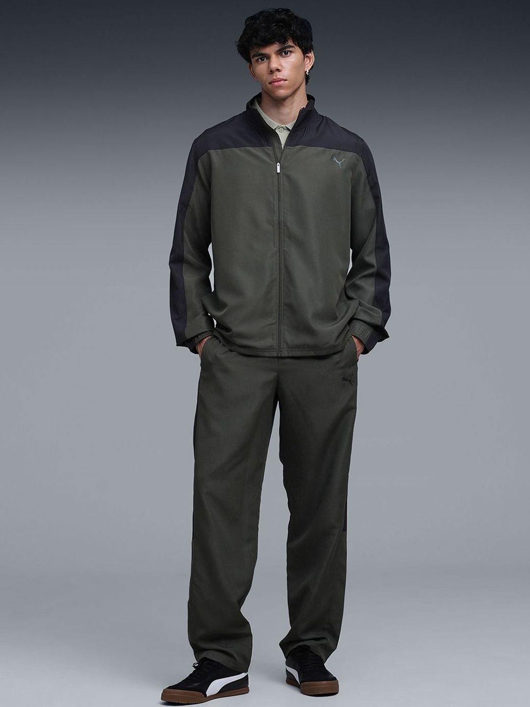 Puma Essentials Woven Men Colourblocked Tracksuit-image-29