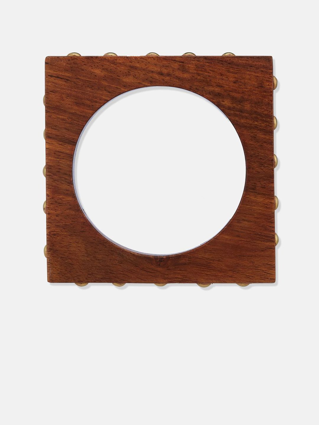 ATIBELLE Set Of 2 Gold-Plated Wooden Bangles