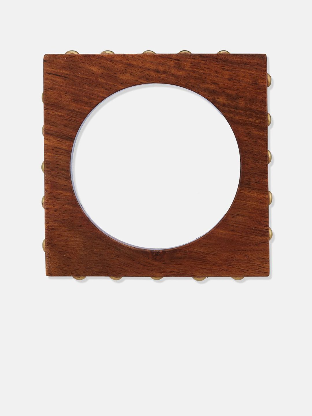 ATIBELLE Set Of 3 Gold-Plated Wooden Bangles