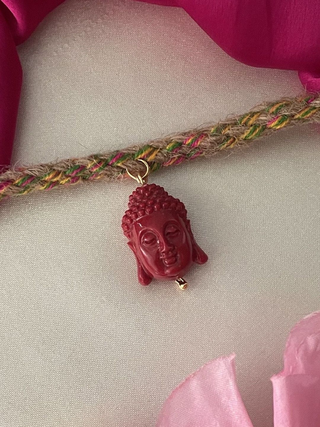 Digital Dress Room Buddha Charm Thread Rakhi-picture-24