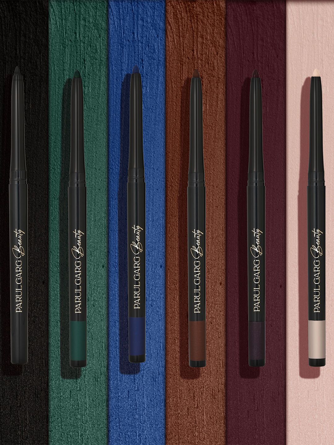 Parul Garg Set Of 6 Long Lasting Matte Kajal - Saras - Koyal - Mayur - Myna - Meen - Kuhu-picture-12
