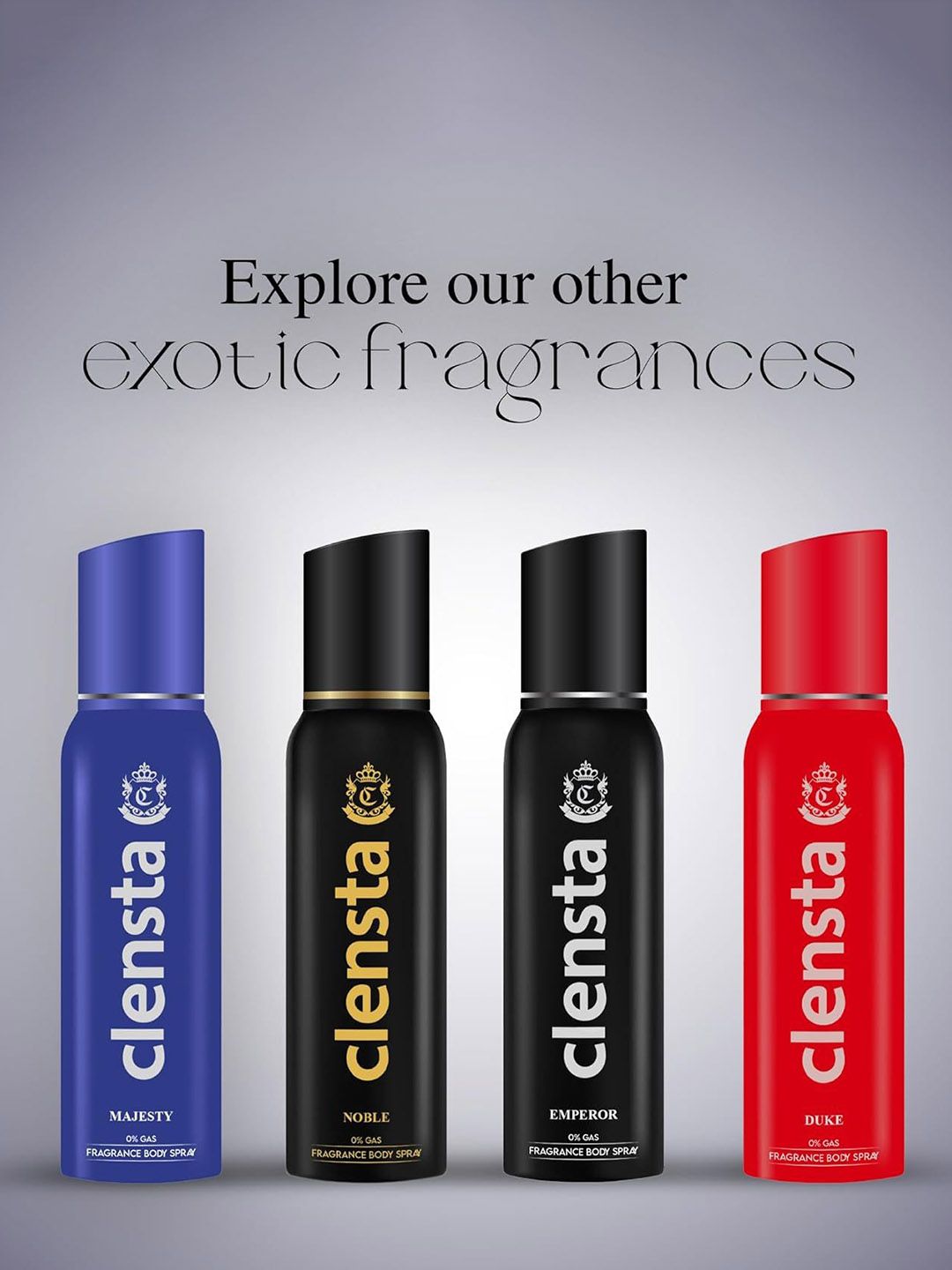 Clensta Men Emperor 0% Gas Fragrance Body Spray - 150ml-picture-46