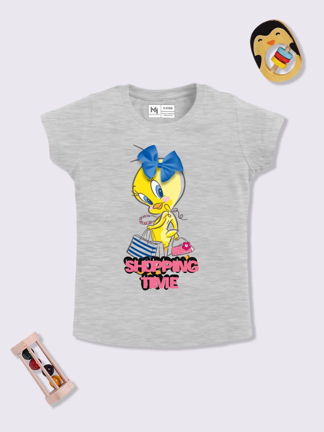YK X Minute Mirth Girls Tweety Printed Pure Cotton T-shirt-picture-43