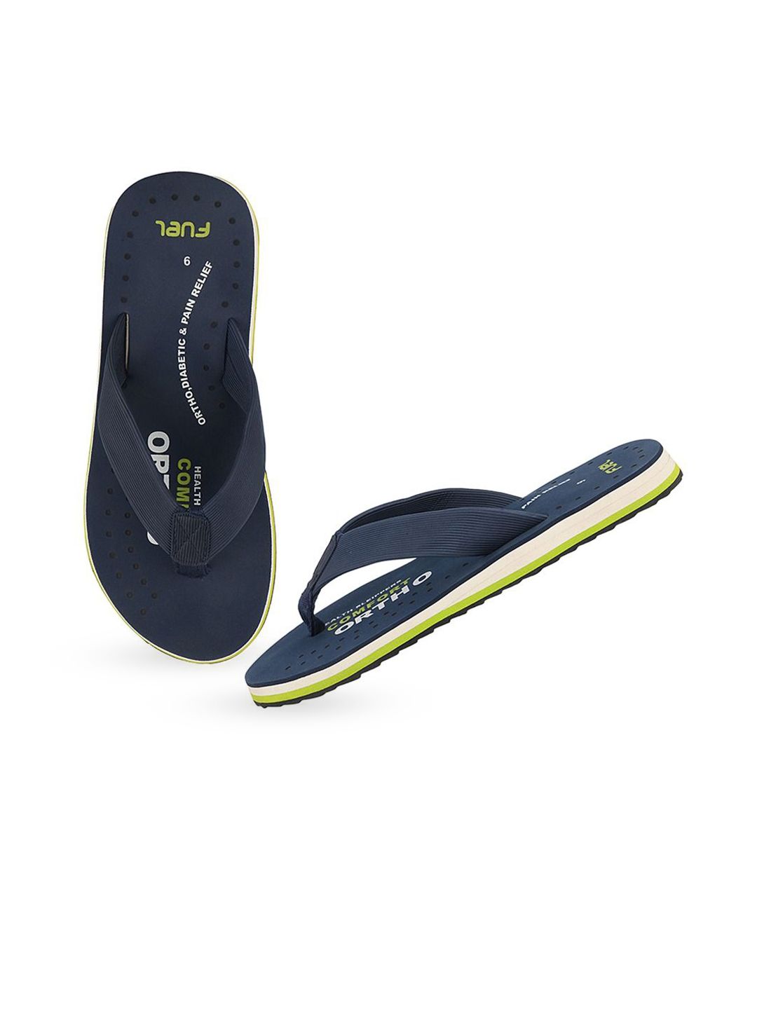 FUEL Men Printed Rubber Thong Flip-Flops-picture-22