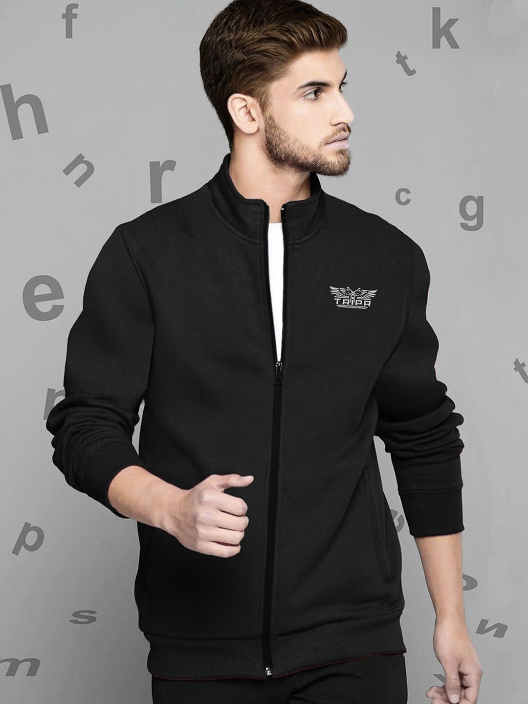 TRIPR Mock Collar Bomber Jacket-picture-37