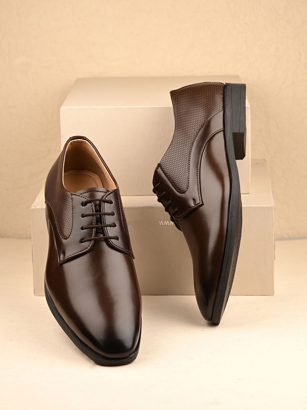 INVICTUS Men Round Toe Formal Derbys-picture-14