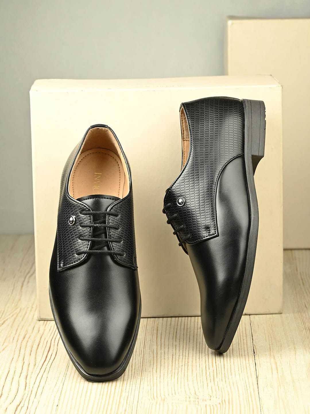 INVICTUS Men Leather Formal Derbys-image-9