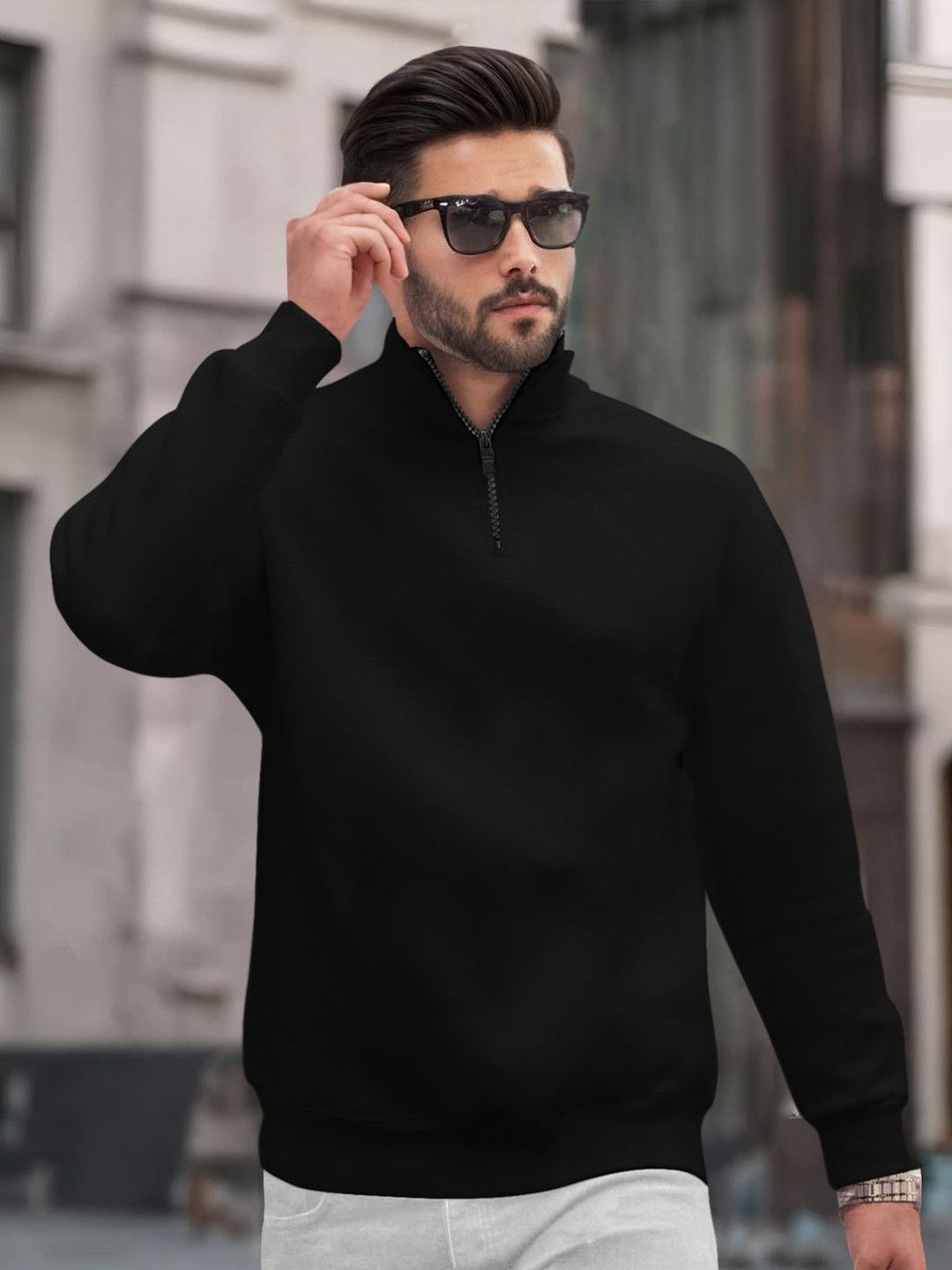 TRIPR Men Solid Sweatshirt-picture-10