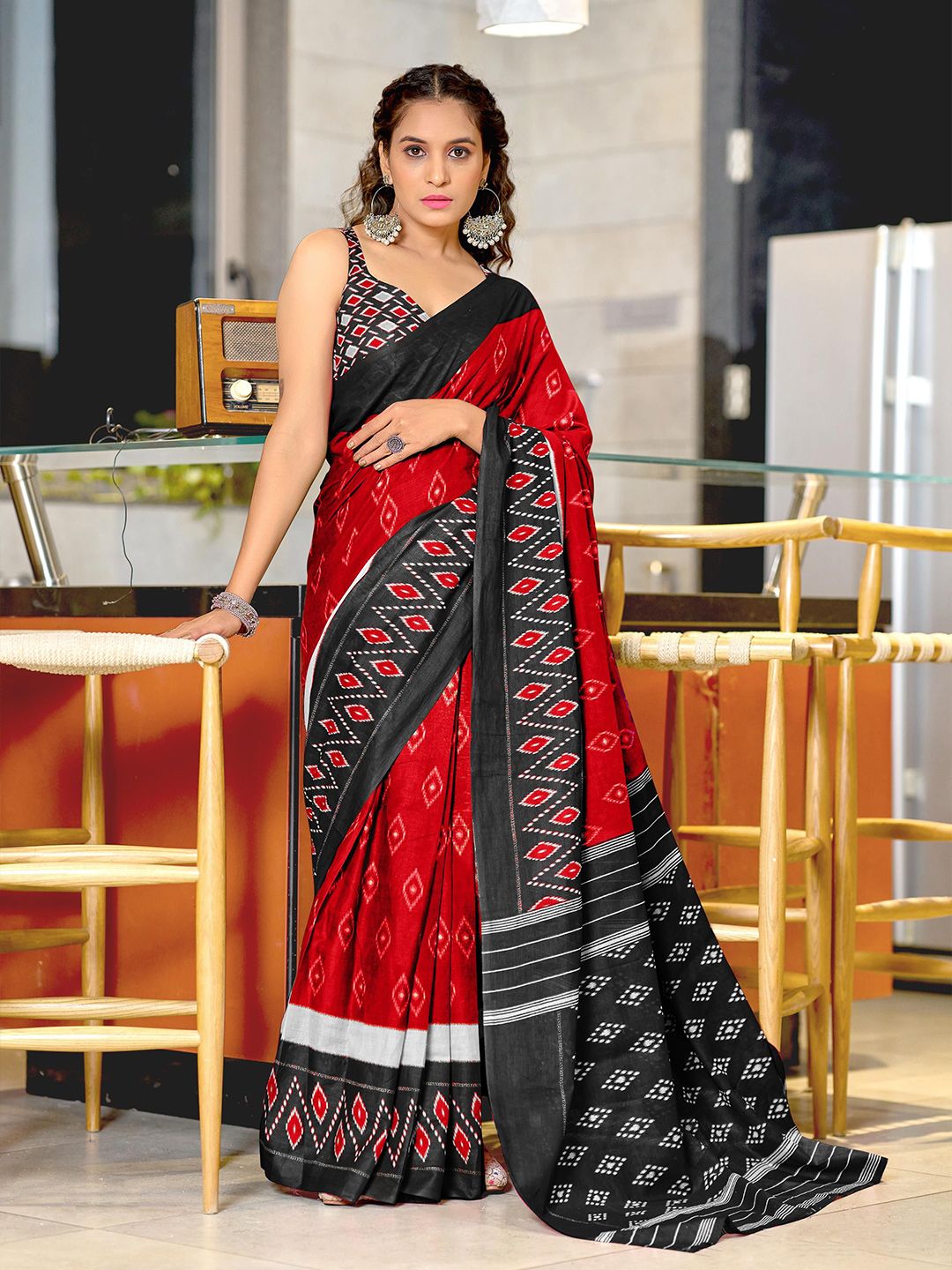 Panzora Block Print Saree-picture-23