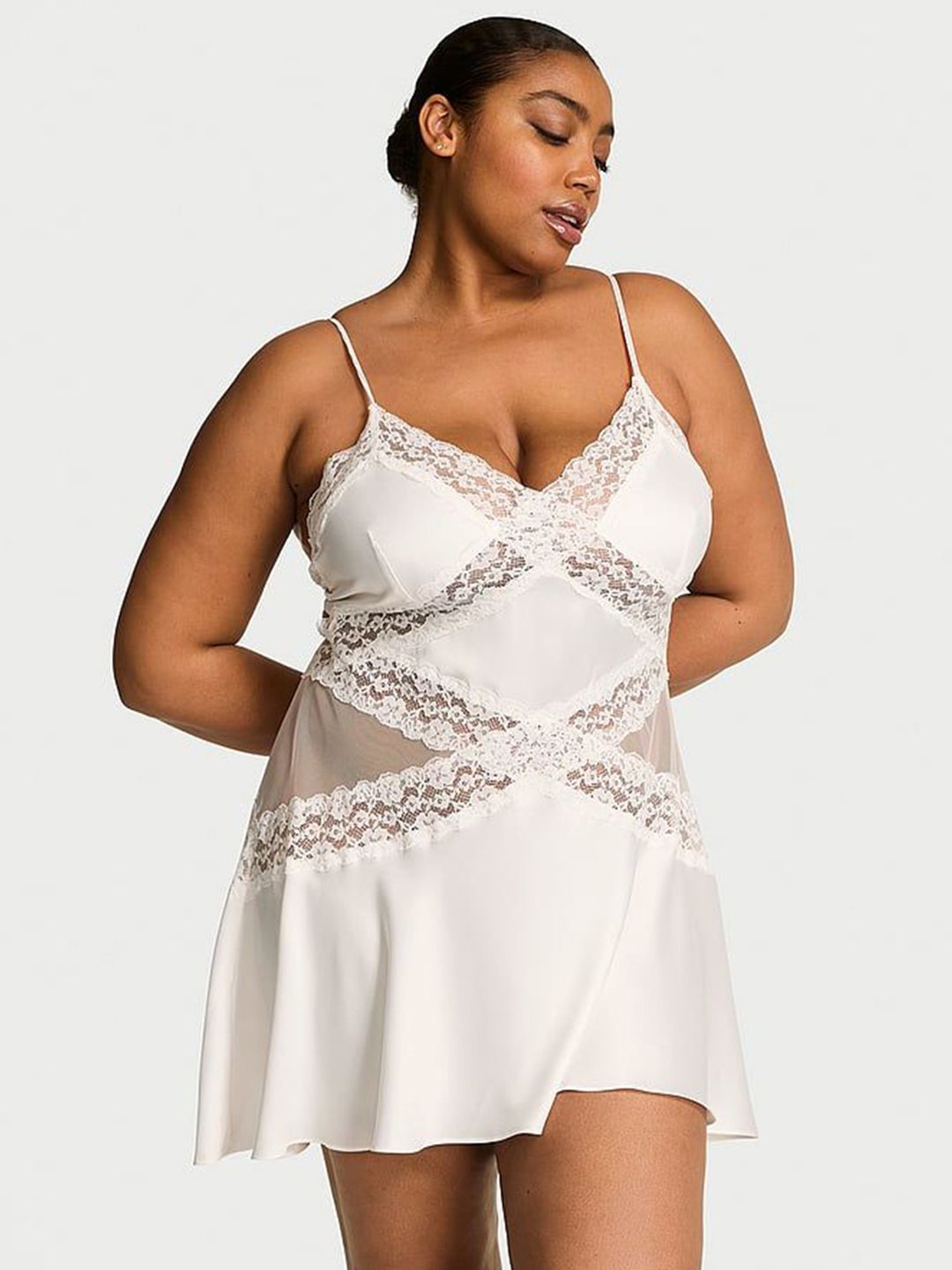 Victoria's Secret Women Shoulder Straps Nightdress-picture-28