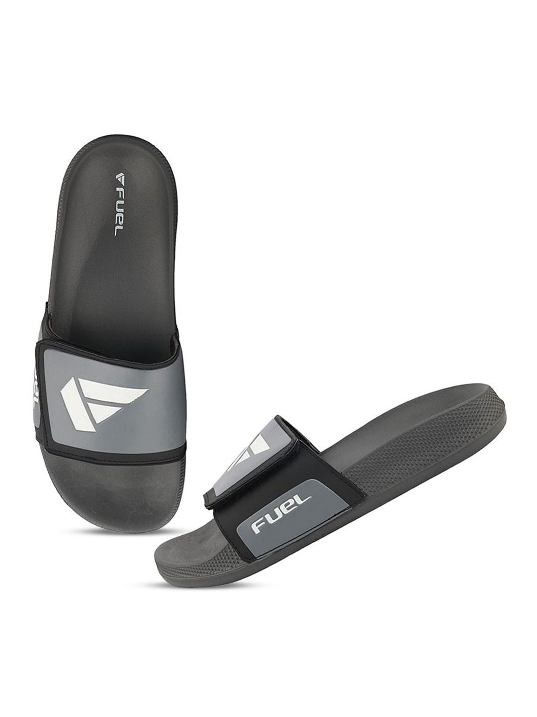 FUEL Men Printed Rubber Sliders-picture-30