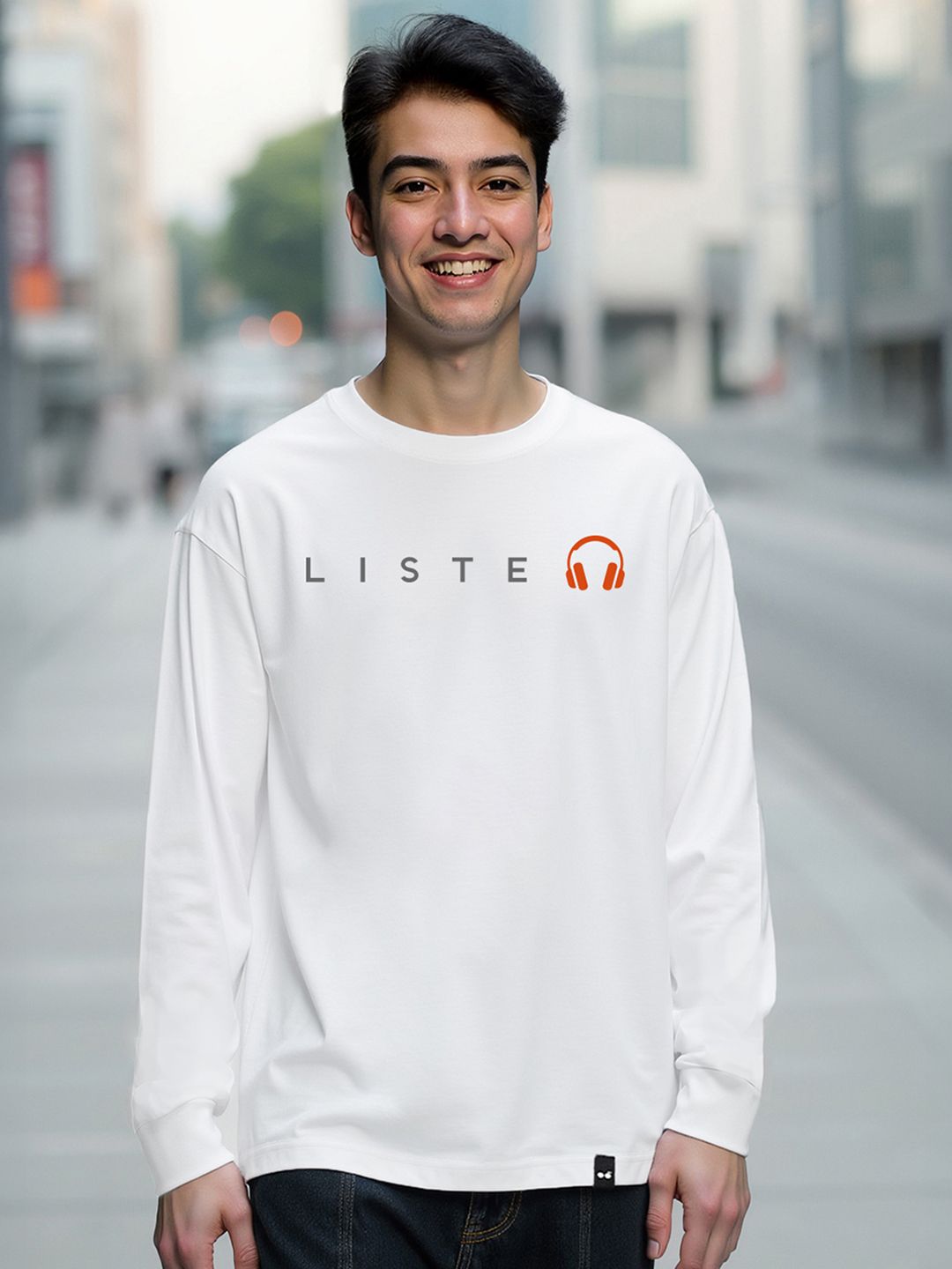 Bewakoof Men Typography Printed Round Neck Pure Cotton Oversized T-shirt-picture-18