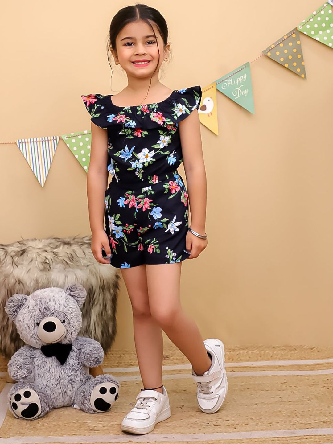 Superminis Girls Printed Jumpsuit-picture-11