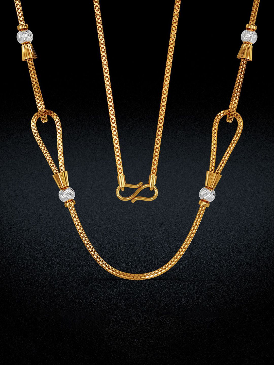 Joyalukkas Lustrous Links Gold Snake Chain-image-28
