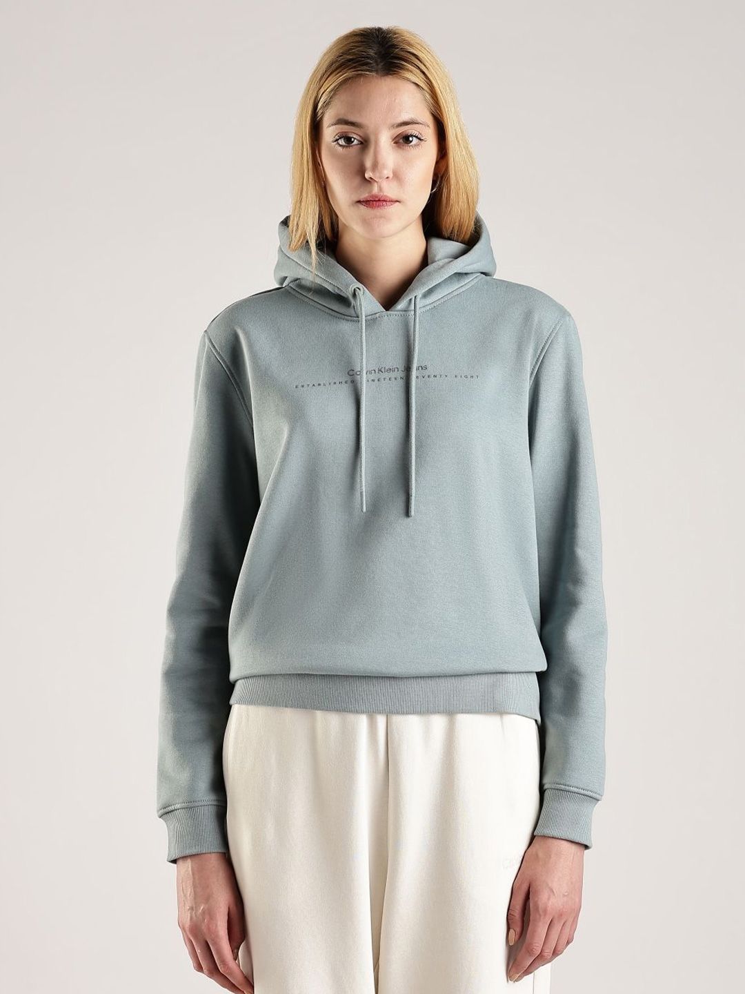 Calvin Klein Jeans Women Typography Printed Hooded Sweatshirt-picture-39