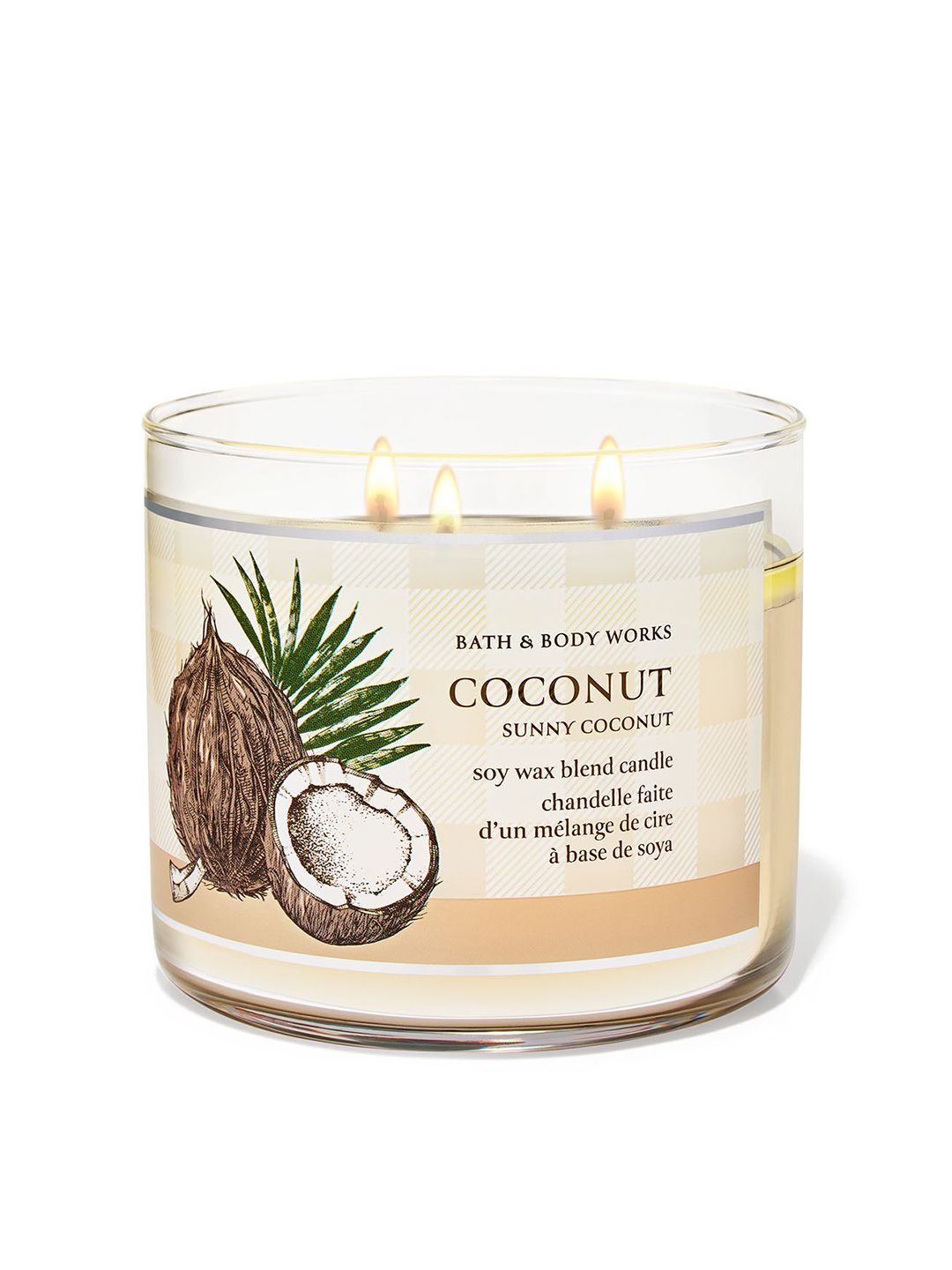 Bath & Body Works Sunny Coconut 3-Wick Scented Candle - 411g-picture-42