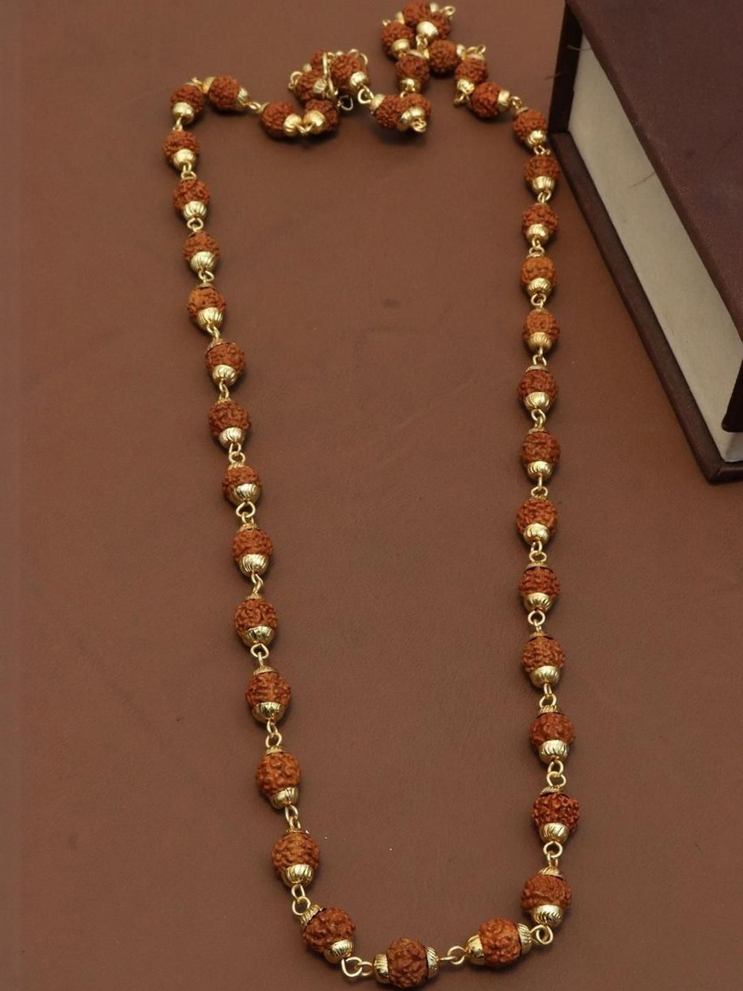 The Roadster Lifestyle Co Rudraksha Beaded Chain/Mala-picture-27
