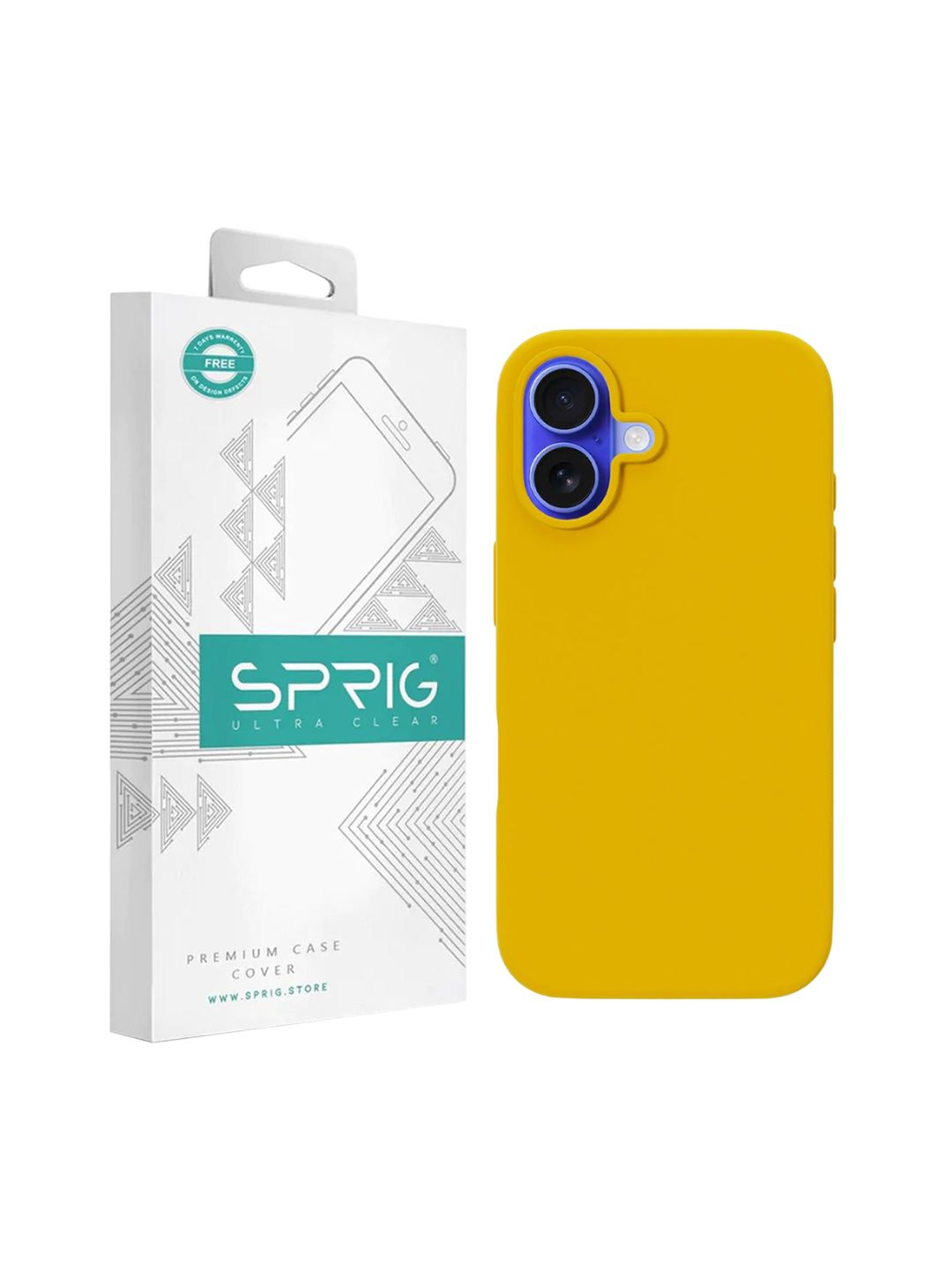 SPRIG Solid Printed iPhone 16 Back Case Mobile Accessories-picture-18