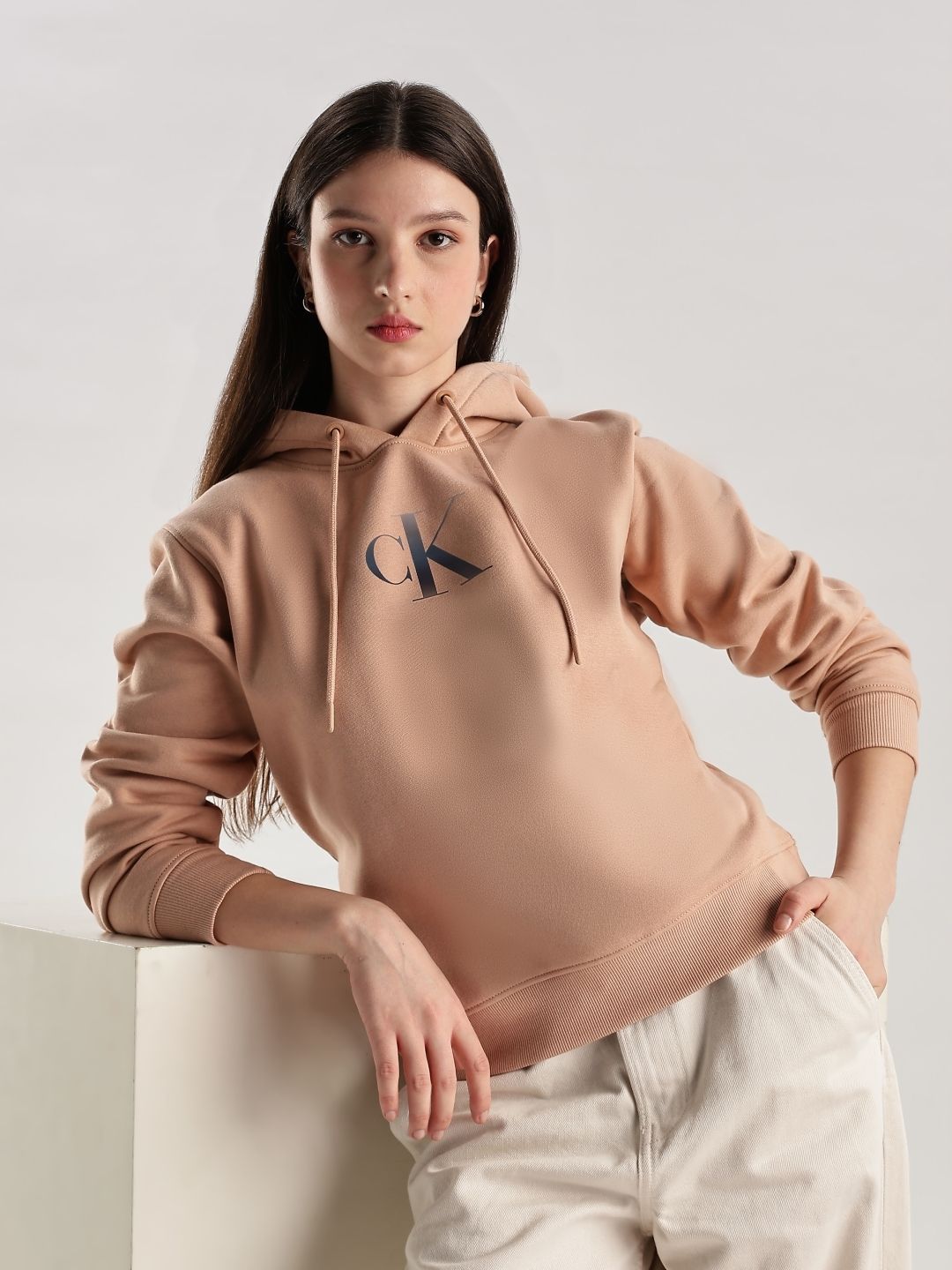 Calvin Klein Jeans Women Printed Hooded Sweatshirt-picture-33