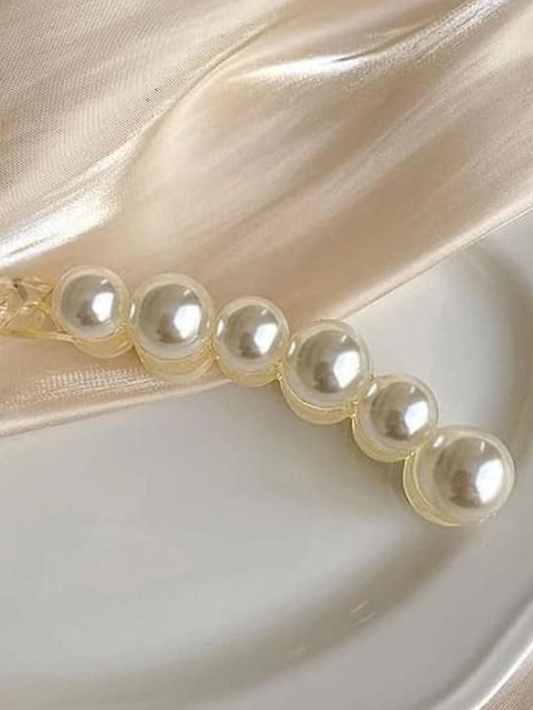 DN ENTERPRISES Women Set of 2 Embellished Banana Clip-picture-5