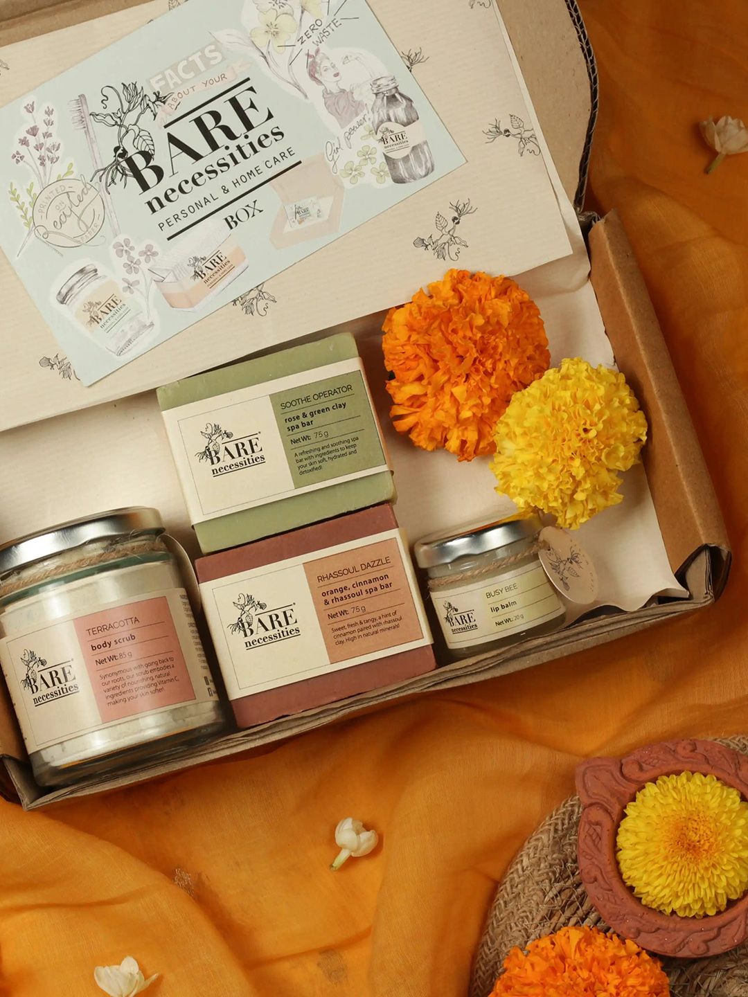 Bare Necessities Set Of 4 Spa Bar- 75 g- Body Scrub- 85 g- Rhassoul Dazzle- 75 g- Lip Balm-image-28