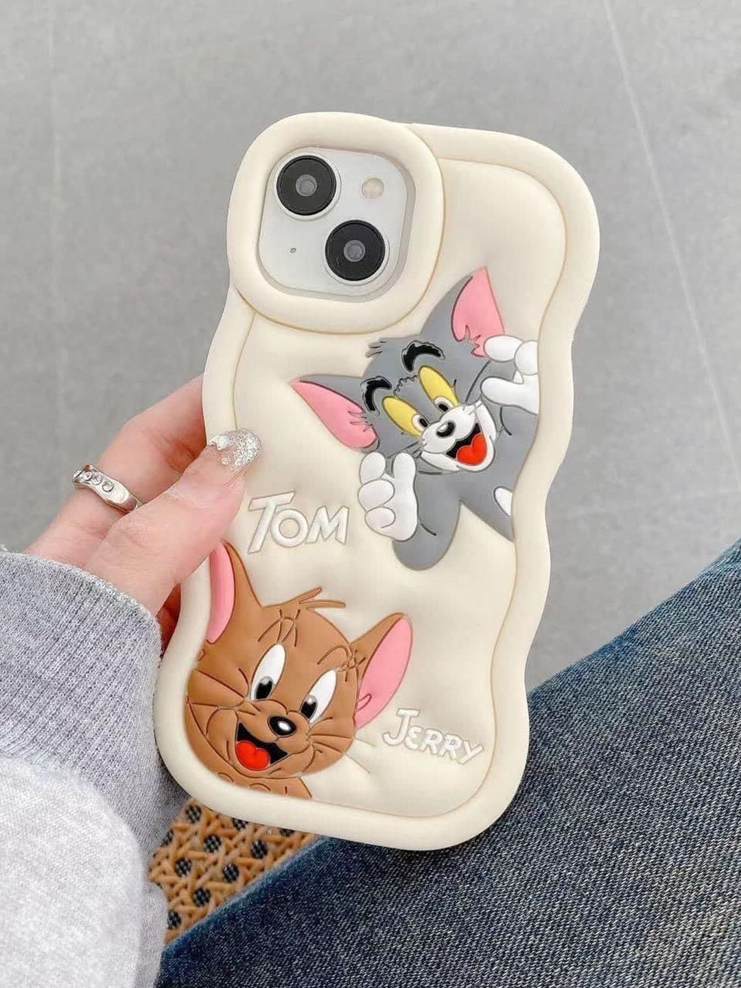 CASE CREATION Cartoon Characters Printed iPhone 15 Back Case Mobile Accessories-picture-18