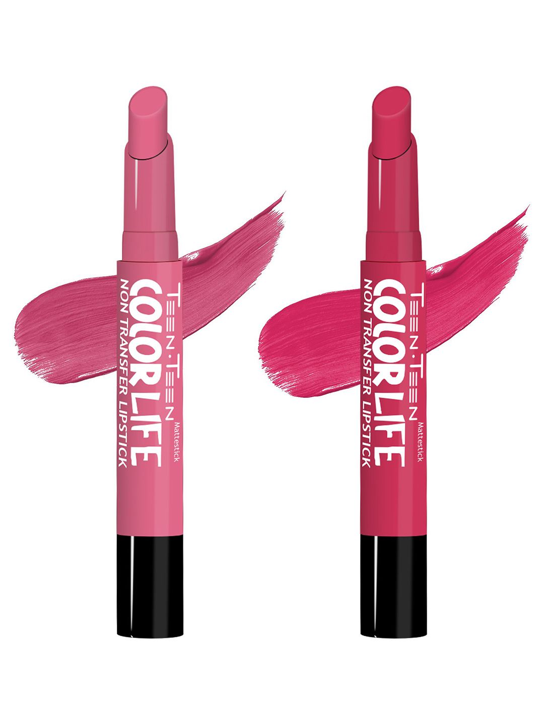 TEEN TEEN COSMETICS Set Of 2 Color Life Lip Crayon- 4 g Each- Rose Pink & Pink Berry-picture-40