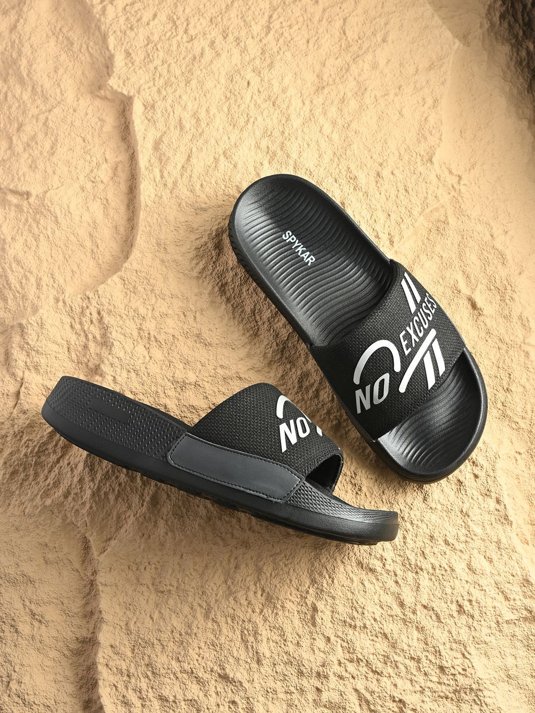 SPYKAR Men Self Design Sliders Flip Flops-picture-26