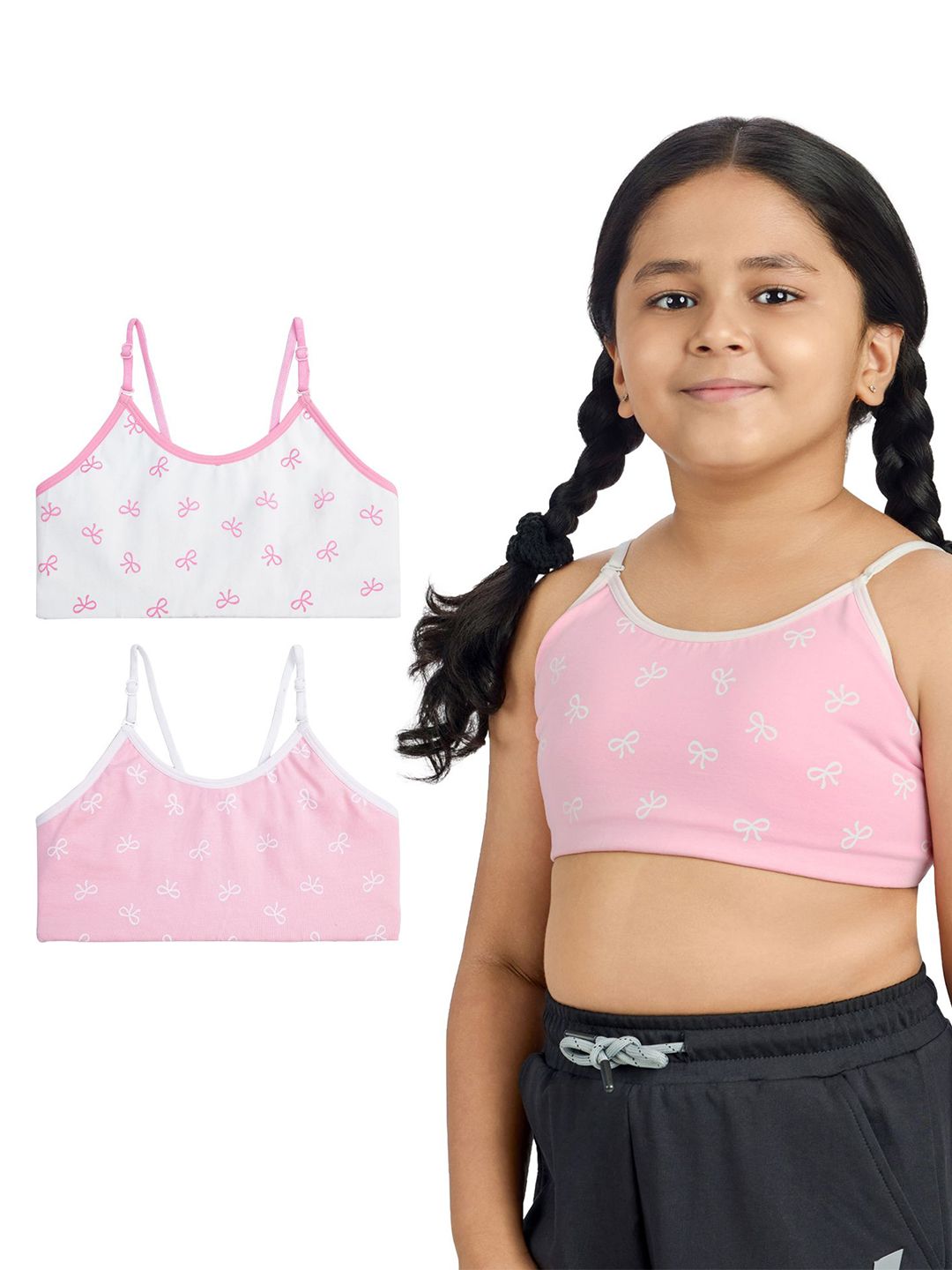 You Got Plan B Girls Pack Of 2 Graphic Printed Full Coverage Everyday Bra