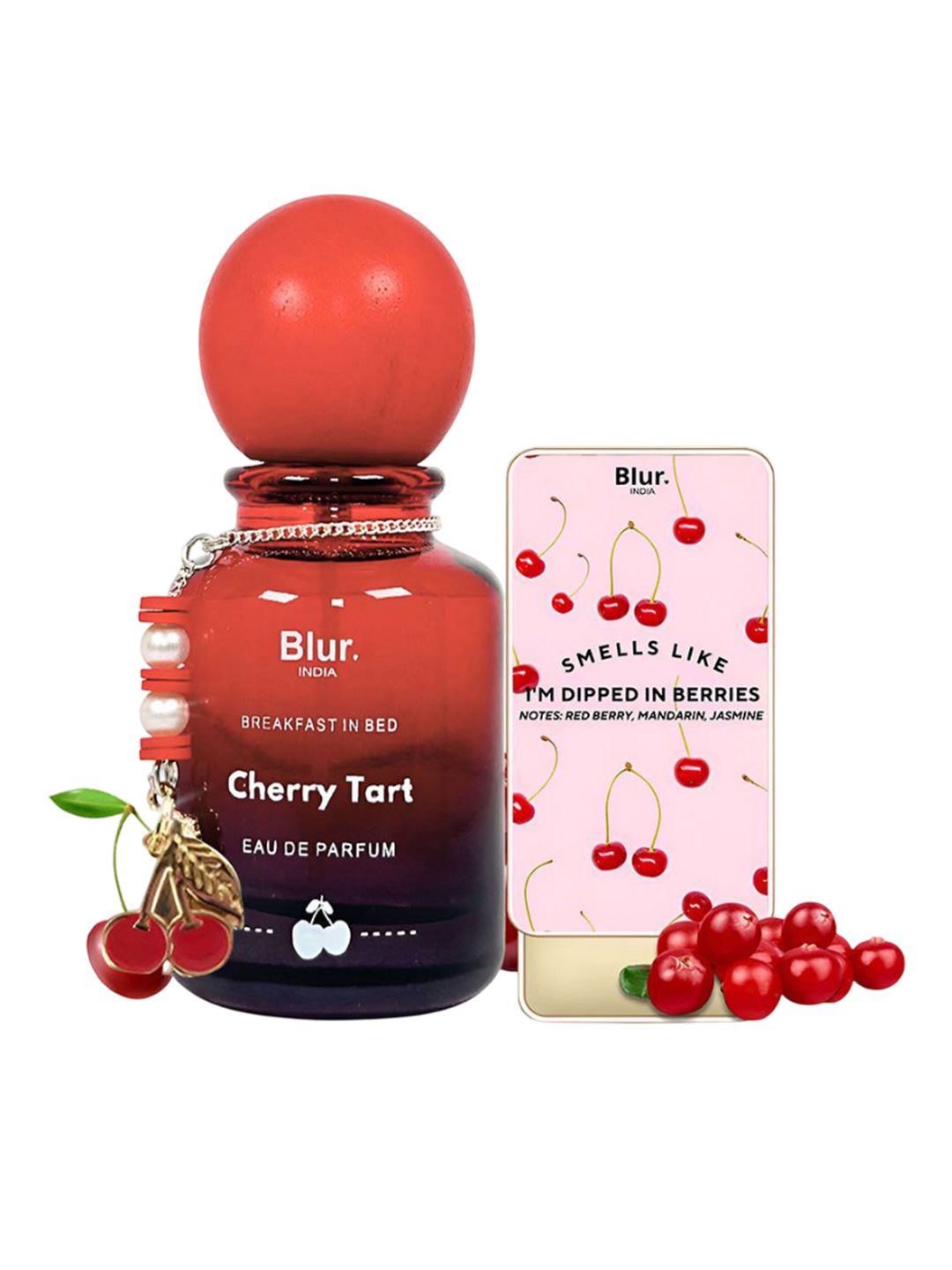 BLUR INDIA Set Of 2 Breakfast In Bed Cherry Tart & Smells Like I'm Dipped In Berries EDP-picture-21