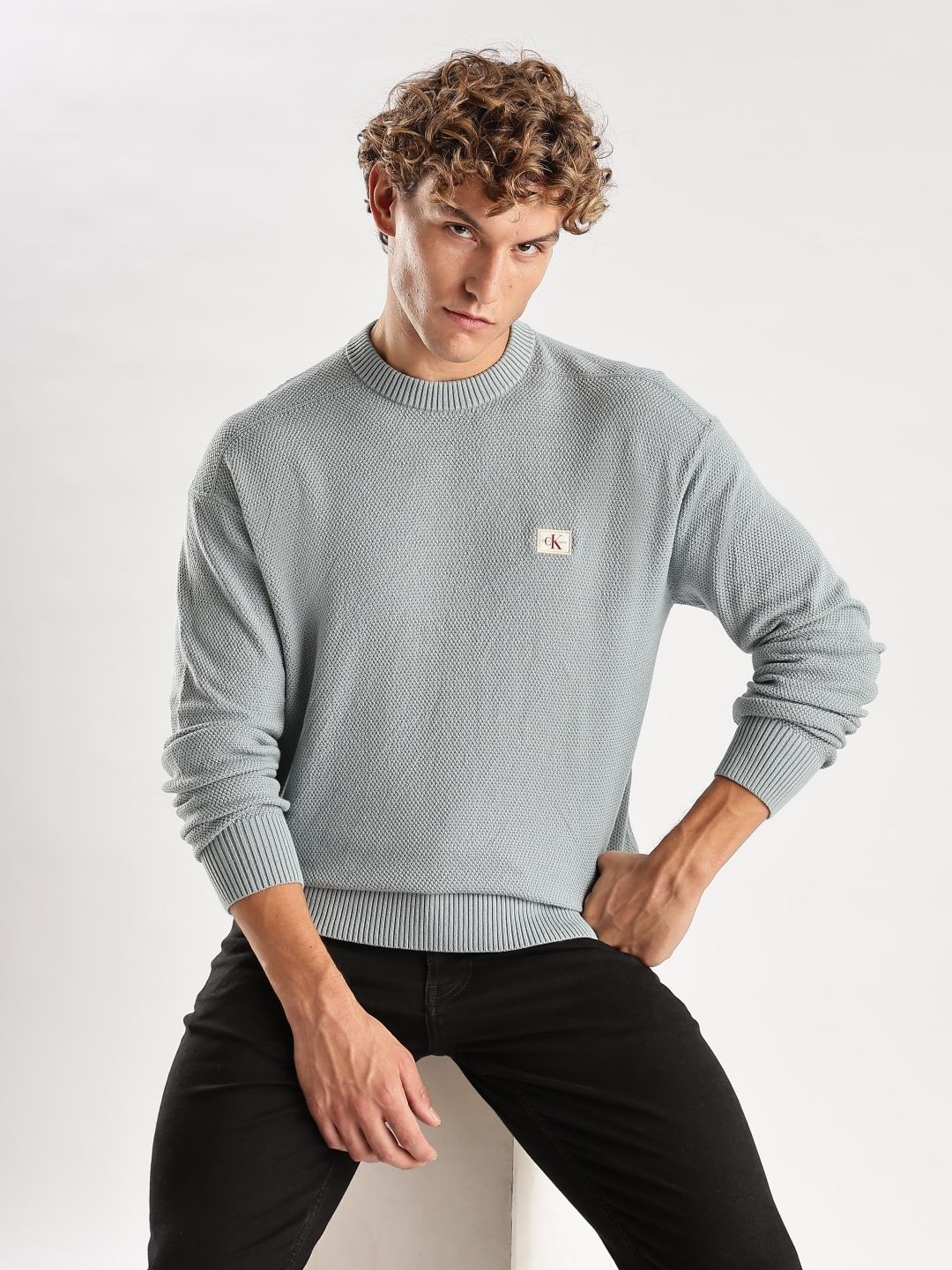 Calvin Klein Jeans Men Cotton Pullover Sweaters-image-33